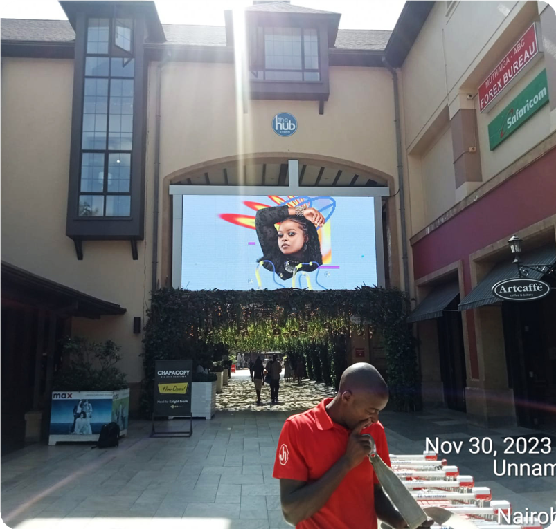 Kenya, Hub Mall Main Entrance